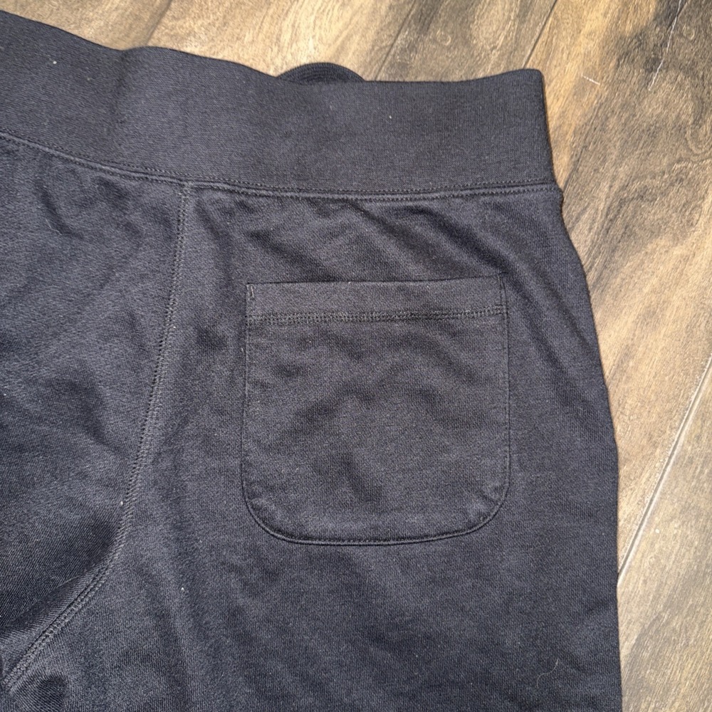 Champion Fleece Shorts Athleticwear Black Drawstring Pockets Men's Size M - Picture 6 of 7
